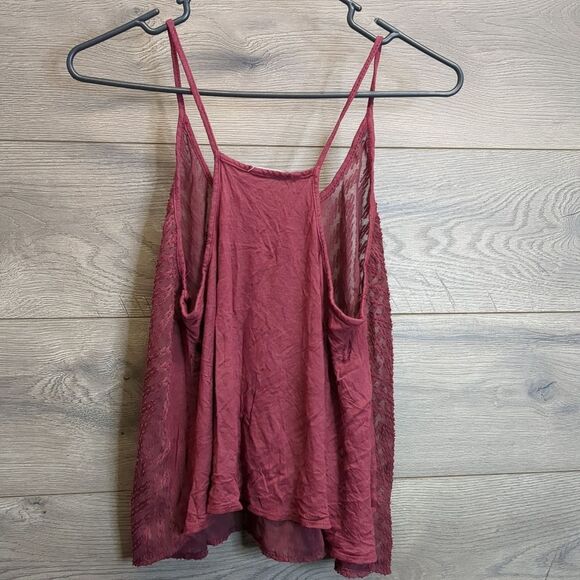 Soprano Strappy Sheer Cropped Tank Top Women's Size Large - Picture 4 of 6